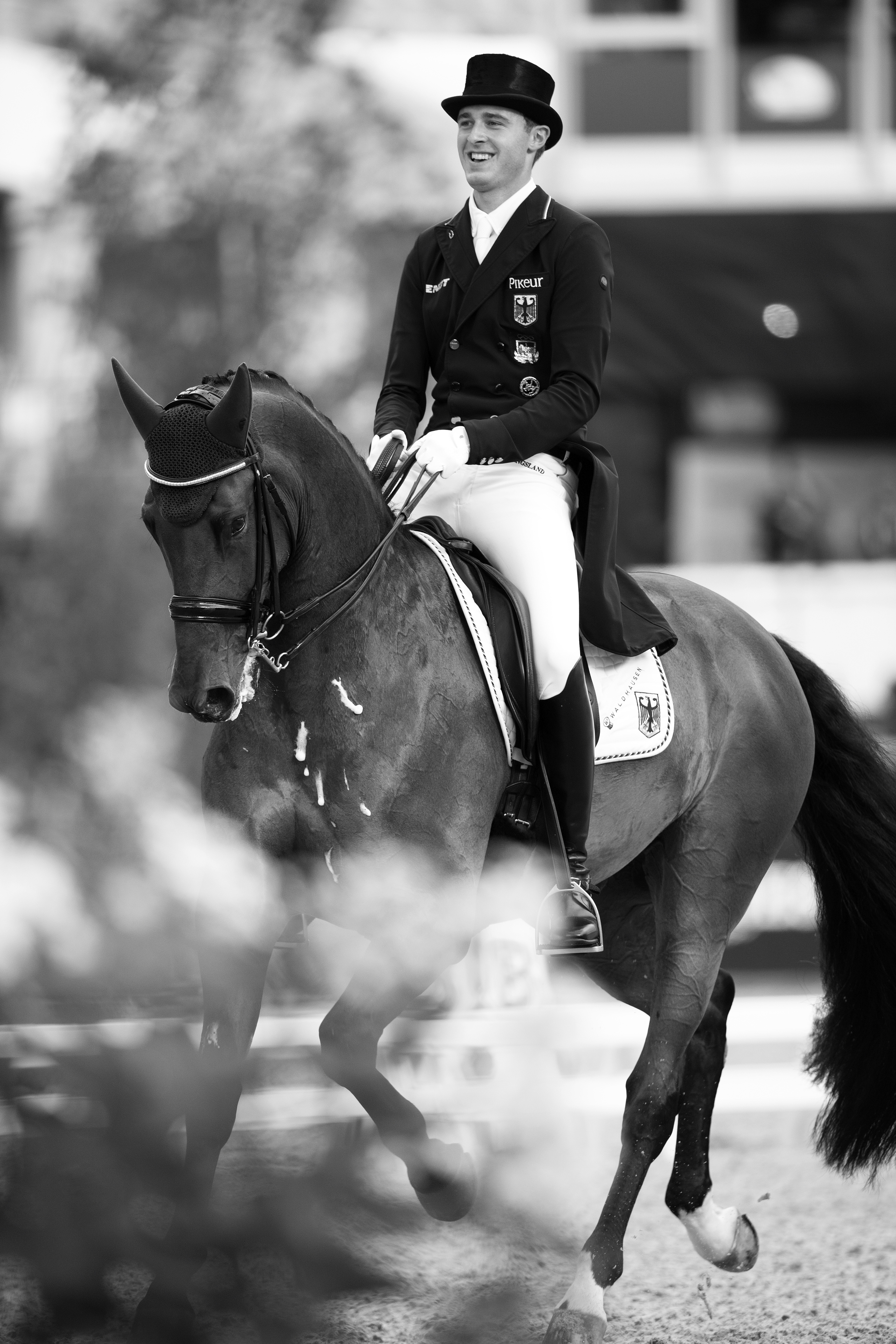 European Championships Dressage.
FEI Grand Prix Freestyle
Sonke ROTHENBERGER (GER) rides COSMO
