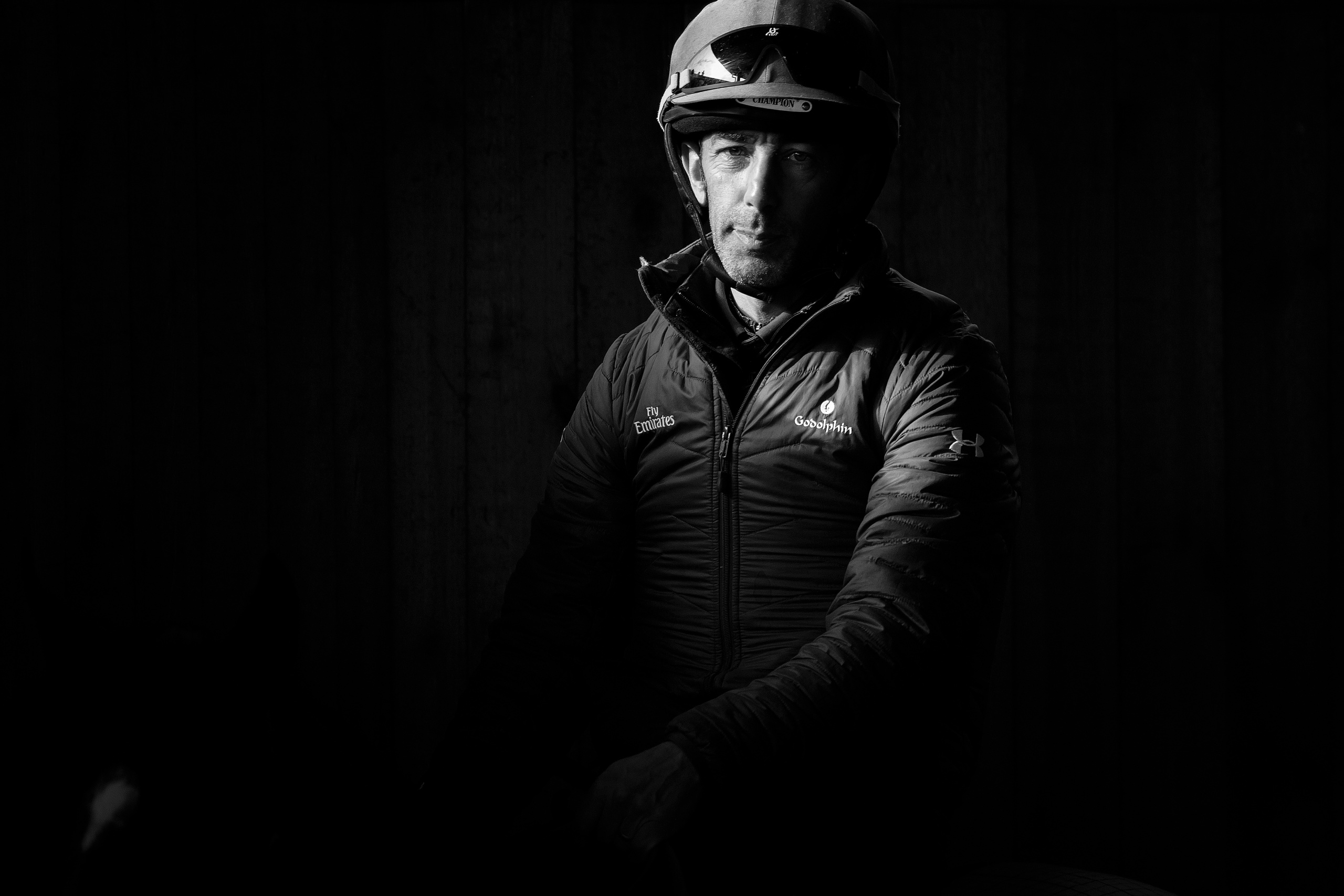 Picture taken for Godolphin.
Godolphin, sponsored by Emirates, is the Maktoum family's private thoroughbred horseracing stable and was named in honour of the Godolphin Arabian, who came from the desert to become one of the tree founding stallions of the modern thoroughbred . Godolphin's headquarters are in Dubai. It operates two racing stables in Newmarket, UK, two in Sydney one in Melbourne, Australia and also has horses in training with independent trainers in Great Britain, Australia , France, Japan, USA and Ireland. UAE Vice President, Prime Minister and Ruler of Dubai, H.H Sheikh Mohammed Bin Rashid Al Maktoum is the driving force behind Godolphin.