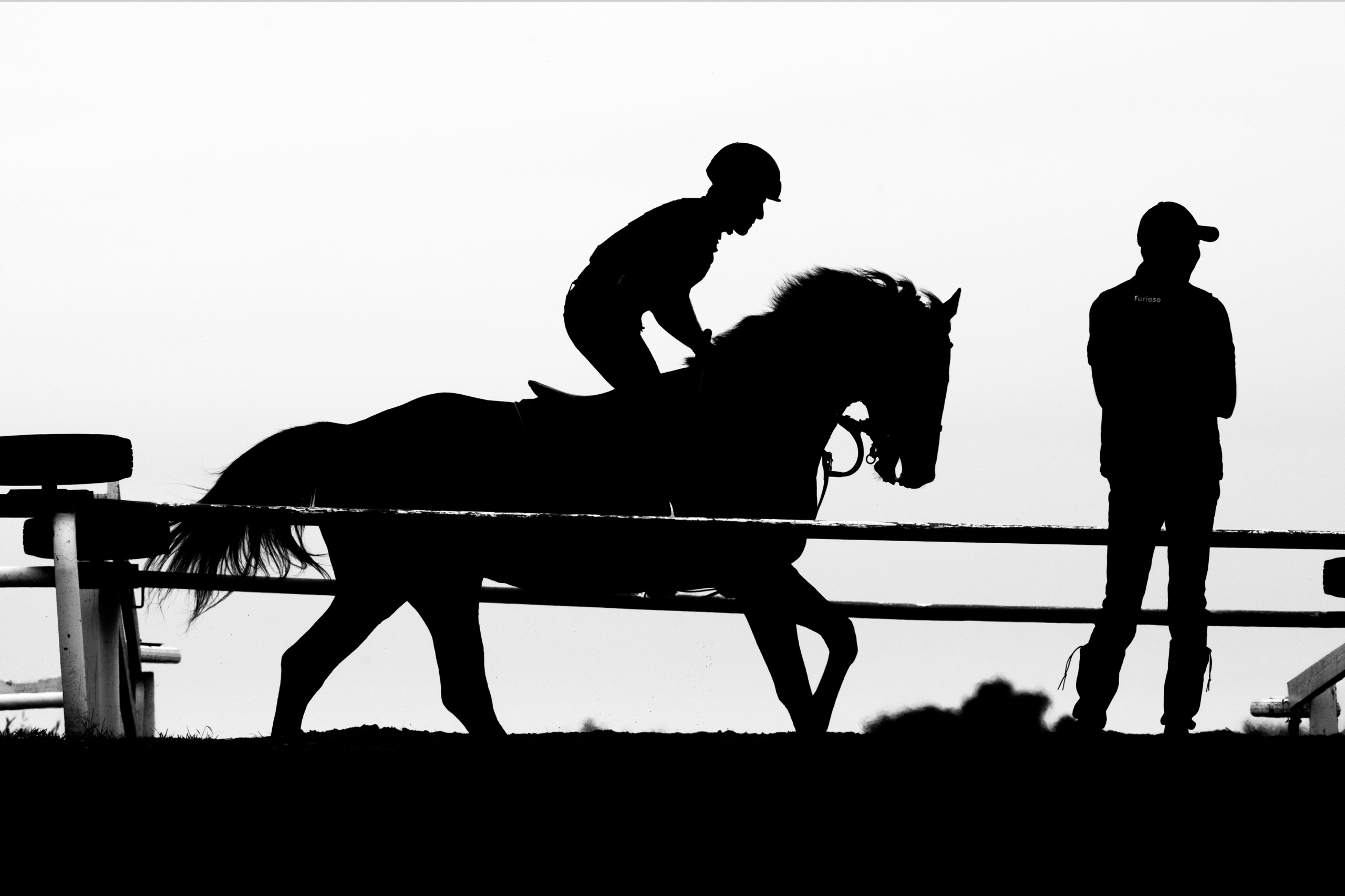 Picture taken for Godolphin.
Godolphin, sponsored by Emirates, is the Maktoum family's private thoroughbred horseracing stable and was named in honour of the Godolphin Arabian, who came from the desert to become one of the tree founding stallions of the modern thoroughbred . Godolphin's headquarters are in Dubai. It operates two racing stables in Newmarket, UK, two in Sydney one in Melbourne, Australia and also has horses in training with independent trainers in Great Britain, Australia , France, Japan, USA and Ireland. UAE Vice President, Prime Minister and Ruler of Dubai, H.H Sheikh Mohammed Bin Rashid Al Maktoum is the driving force behind Godolphin.