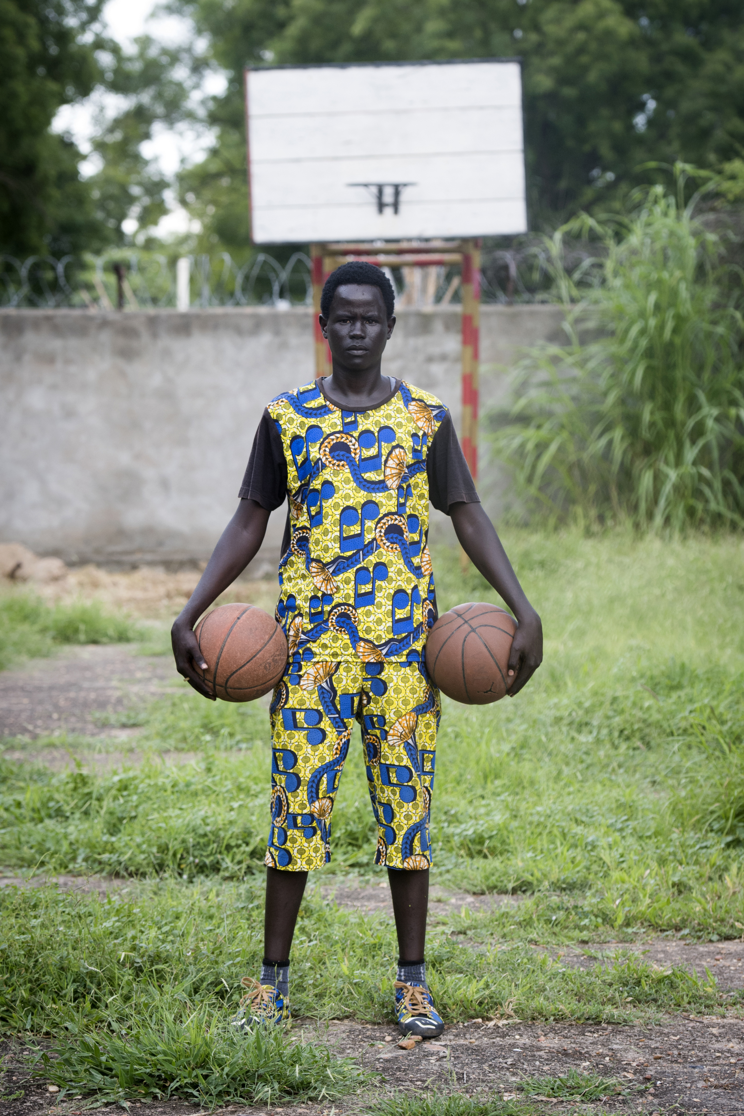 Juba, South Sudan.
Young Nuer refugee playing basketball.
The International Basketball Foundation (IBF) was founded in 2008 by FIBA.
This Foundation is the social, educational and legacy branch of FIBA to address the role of sport and basketball especially in society. The role of the Foundation is to preserve and promote the values of basketball and its cultural heritage.