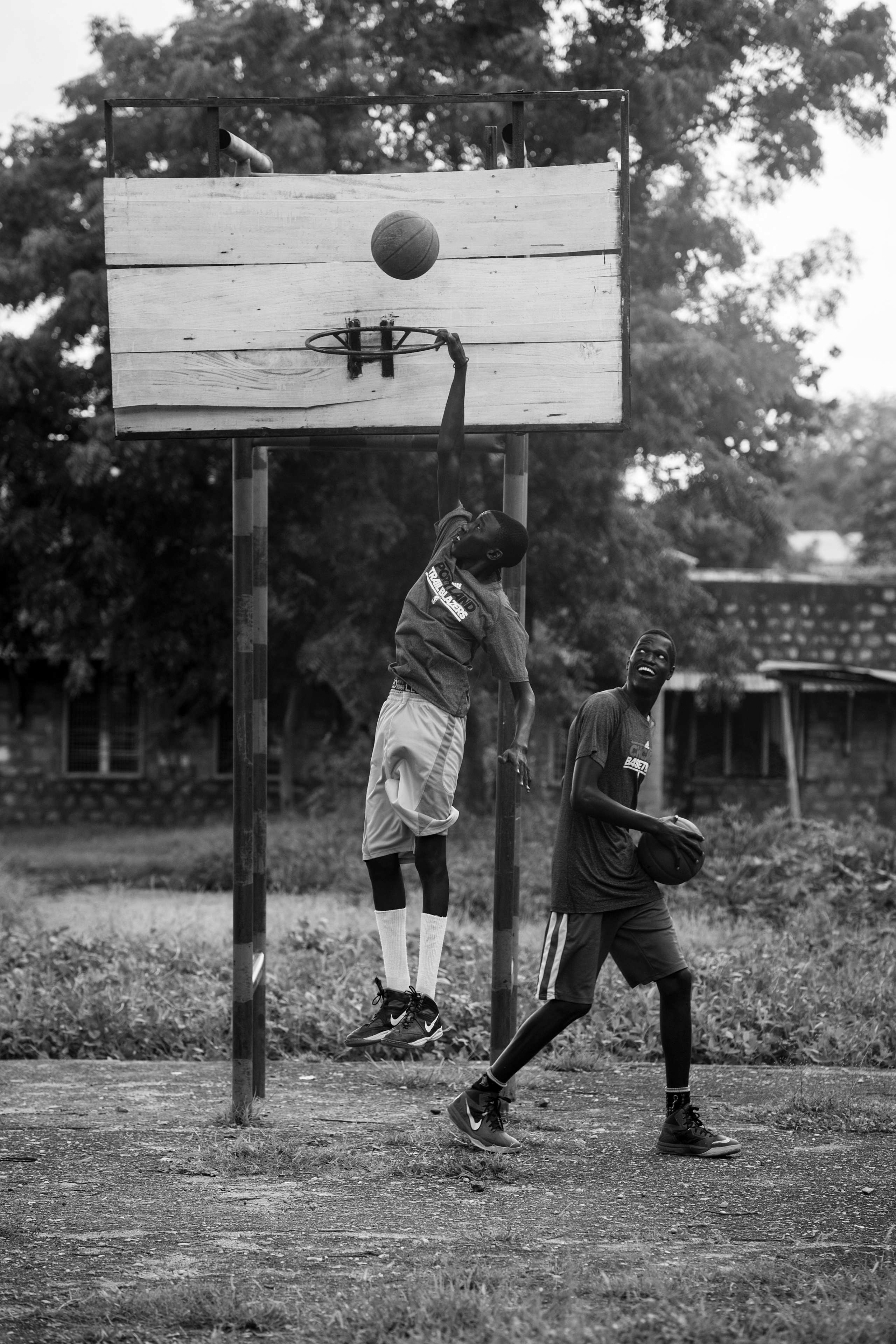 Juba, South Sudan.
Young Nuer refugee playing basketball.
The International Basketball Foundation (IBF) was founded in 2008 by FIBA.
This Foundation is the social, educational and legacy branch of FIBA to address the role of sport and basketball especially in society. The role of the Foundation is to preserve and promote the values of basketball and its cultural heritage.