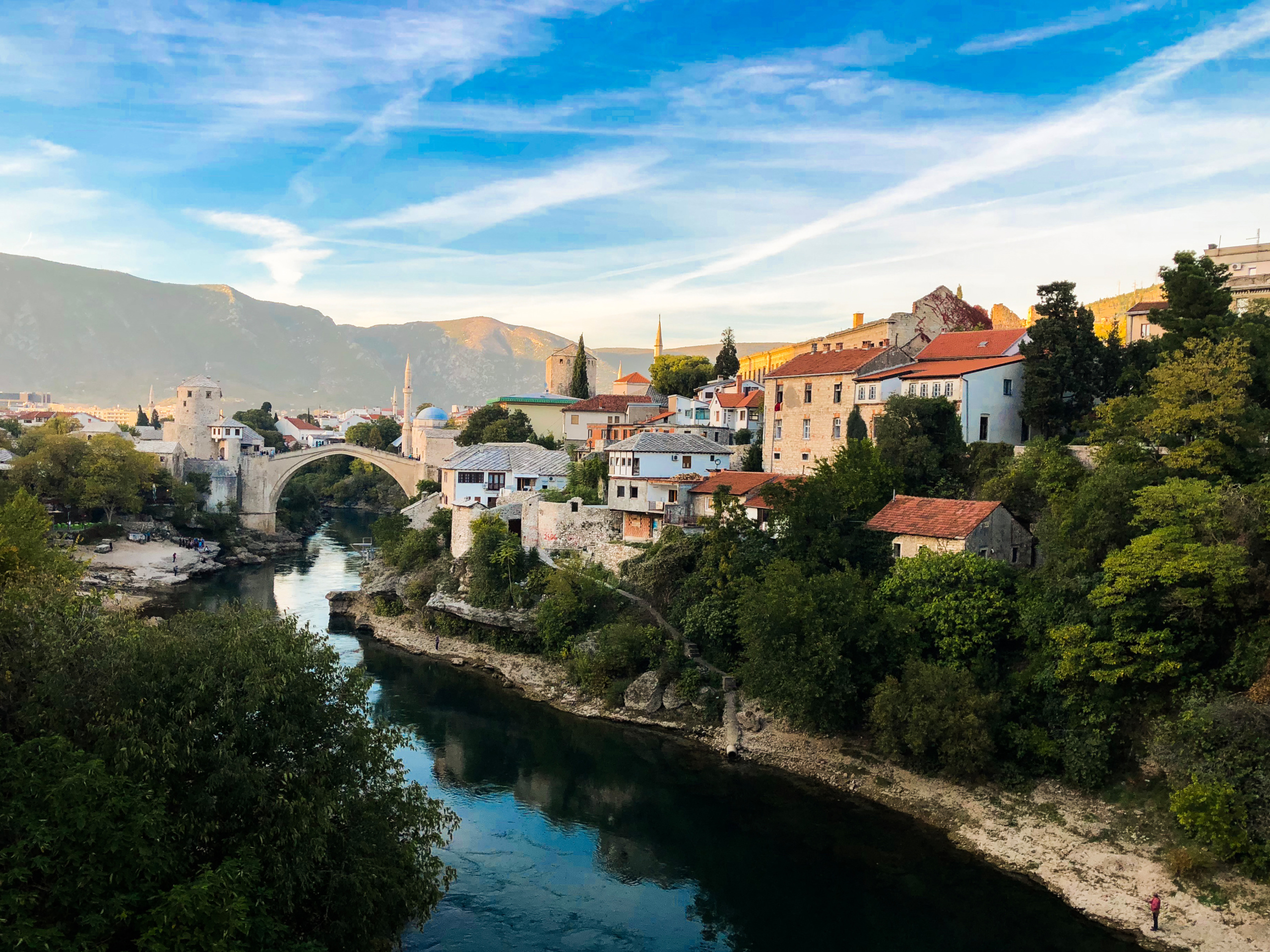 Mostar, Bosnia Herzegovina.
Old city of Mostar.