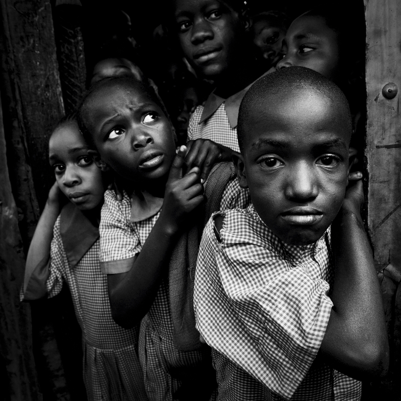 Nairobi, Kenya.
Kibera slum is located in Nairobi. It is the biggest and the poorest African slum