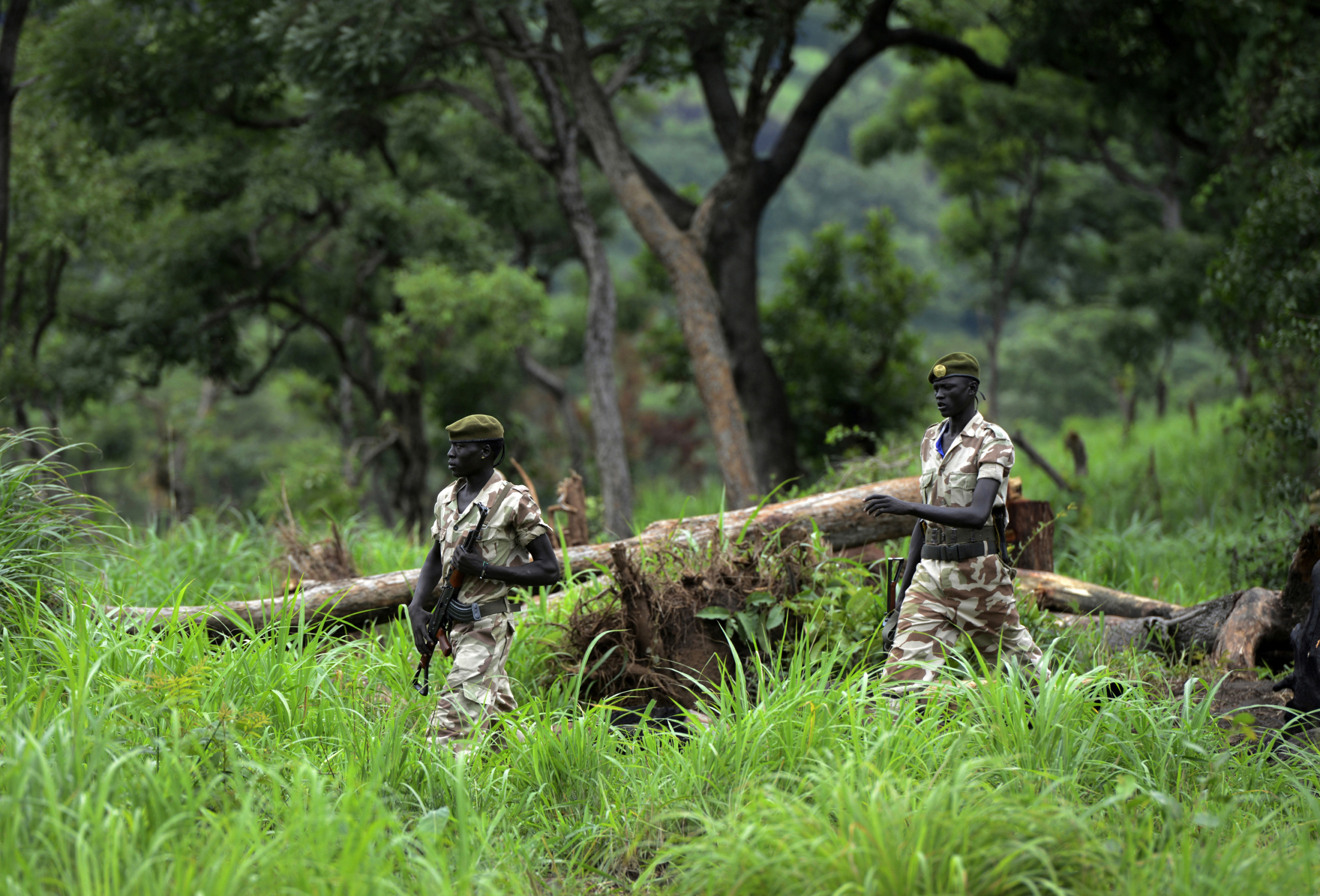 GAMBELA, ETHIOPIA. At Kule refugee camp,the Ethiopian military provides security for the 46,000 South Sudanese refugees at the Kule refugee camp, near the border with South Sudan.