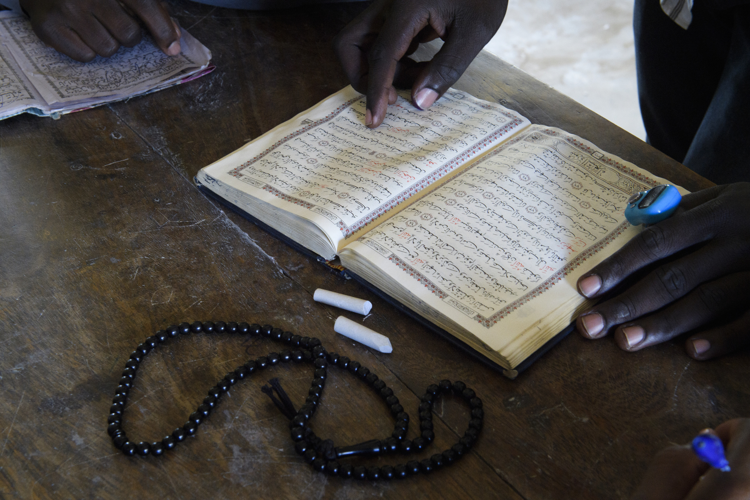 Soroti Uganda.
Children learning the Koran inside a madrassa.
Land conflict in Uganda is not only a matter of tribal boundries but is also interlinked with religious belief.
